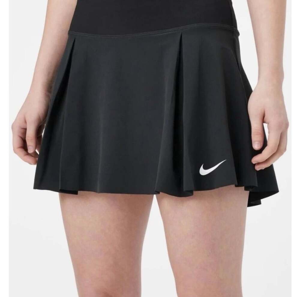 Nike Women's Court Dri-FIT Victory Tennis Skirt Black Size M